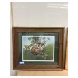 Hanging nest print Owen Gromme