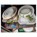 Dishes and trays