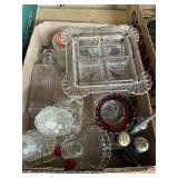 Glass Condiment Set & Other