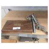 Tap and die set, flaring tool