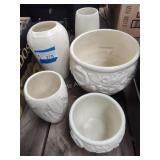 Vases and pots 5 pcs