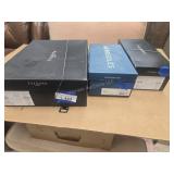 3 boxes of shoes