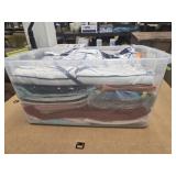 Tote of womens clothing