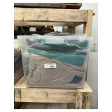 Tote of clothing (no lid)