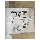 Arauco MDF Shaker trim