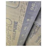 R-19u unfaced batts of insulation