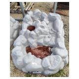 Dekorra plastic fountain rock