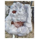Dekorra plastic fountain rock