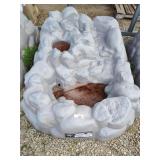 Dekorra plastic fountain rock