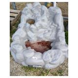 Dekorra plastic fountain rock