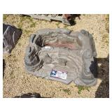 Dekorra plastic fountain rock