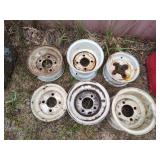 6 steel wheels