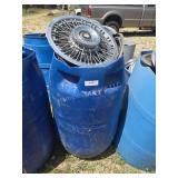 Barrel of hub caps