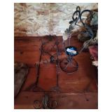 Metal decor 2 pcs