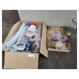 Disposable cups and glassware
