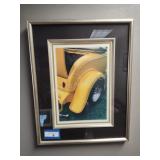 Framed car print
