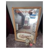 Effinger mirror, bottle and can