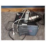 2 battery backups and power strips