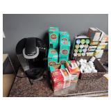 Keurig coffee maker and k-cups