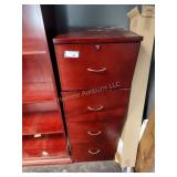 4 drawer wood file cabinet