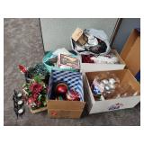 Holiday decor, greeting cards and other