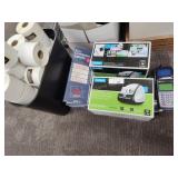 2 label printers, labels and card reader