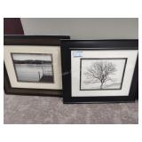 2 framed prints