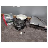 Rice cooker, crock pots and pizza oven