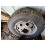 225/75r16 dual wheel and tire