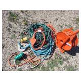 Extension cords and heater