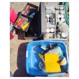 Toolbox and assorted items