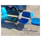 Bench and 2 chairs