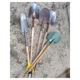 6 shovels