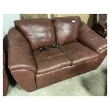 Brown Couch - simulated Leather