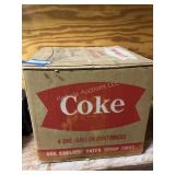 Vintage Coke Syrup Box & Generic Jugs