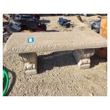 Concrete bench