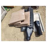 Garden tiles and spouts