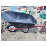 Plastic wheelbarrow