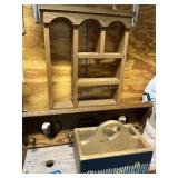 3 Wooden Decor Items