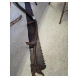 Vintage saw and handle