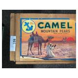 Camel Pears Wood Crate