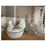 3 Decorative Glassware