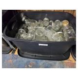 Tote of canning jars