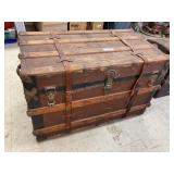 Vintage Steamer Trunk - Locked - No Key