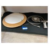 2 Items - Light Fixture & Shower Head