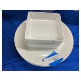 White Ceramic Dishes - Surface Wear