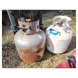 2 propane tanks