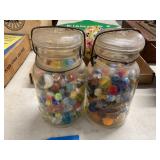 2 Jars of Marbles