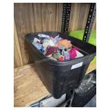 Tote of cloth squares