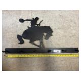 Western Metal Hat Rack